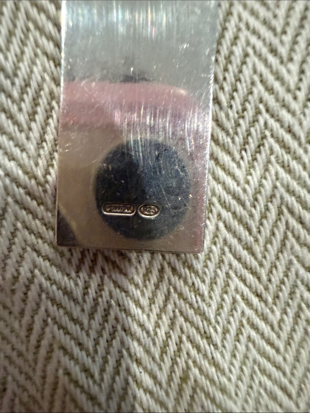 Gucci Silver Tone Layered Chain Necklace with Tag - Picture 3 of 6